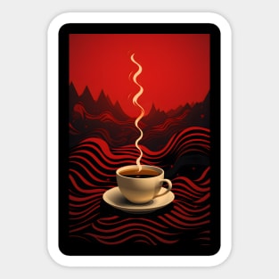 Fine Cup of Coffee Sticker